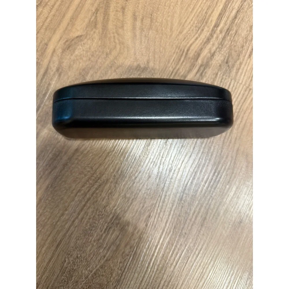 Coach New York Black Hard Sunglasses Eyeglasses Case with Cleaning Cloth